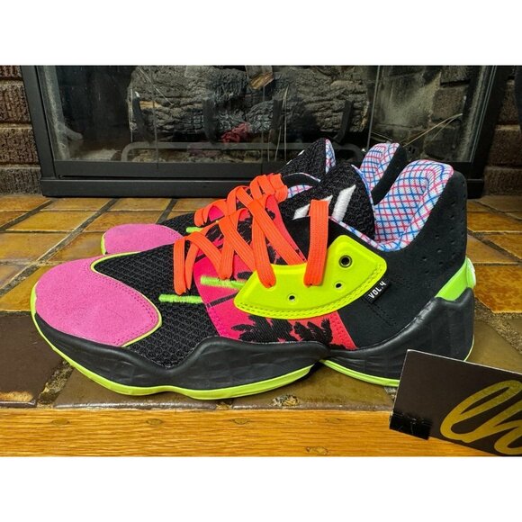 Mens 7.5 Adidas Harden Vol 4 GCA “Step Back” Athletic Basketball Shoes FW3660 - Picture 5 of 8